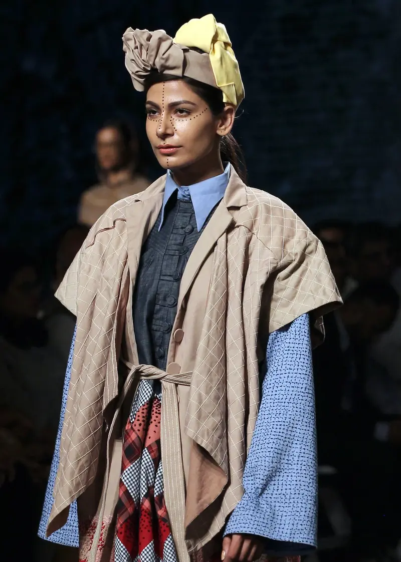 Beige Embroidered Jacket