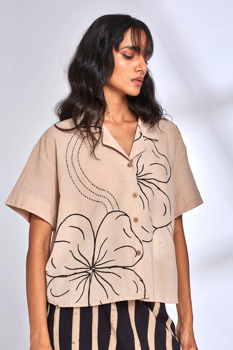 Beige Shirt for Women