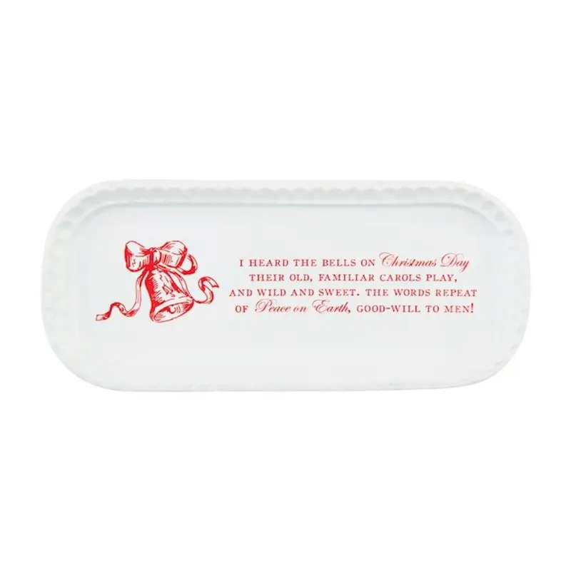 Bells Toile Everything Plate by Mud Pie