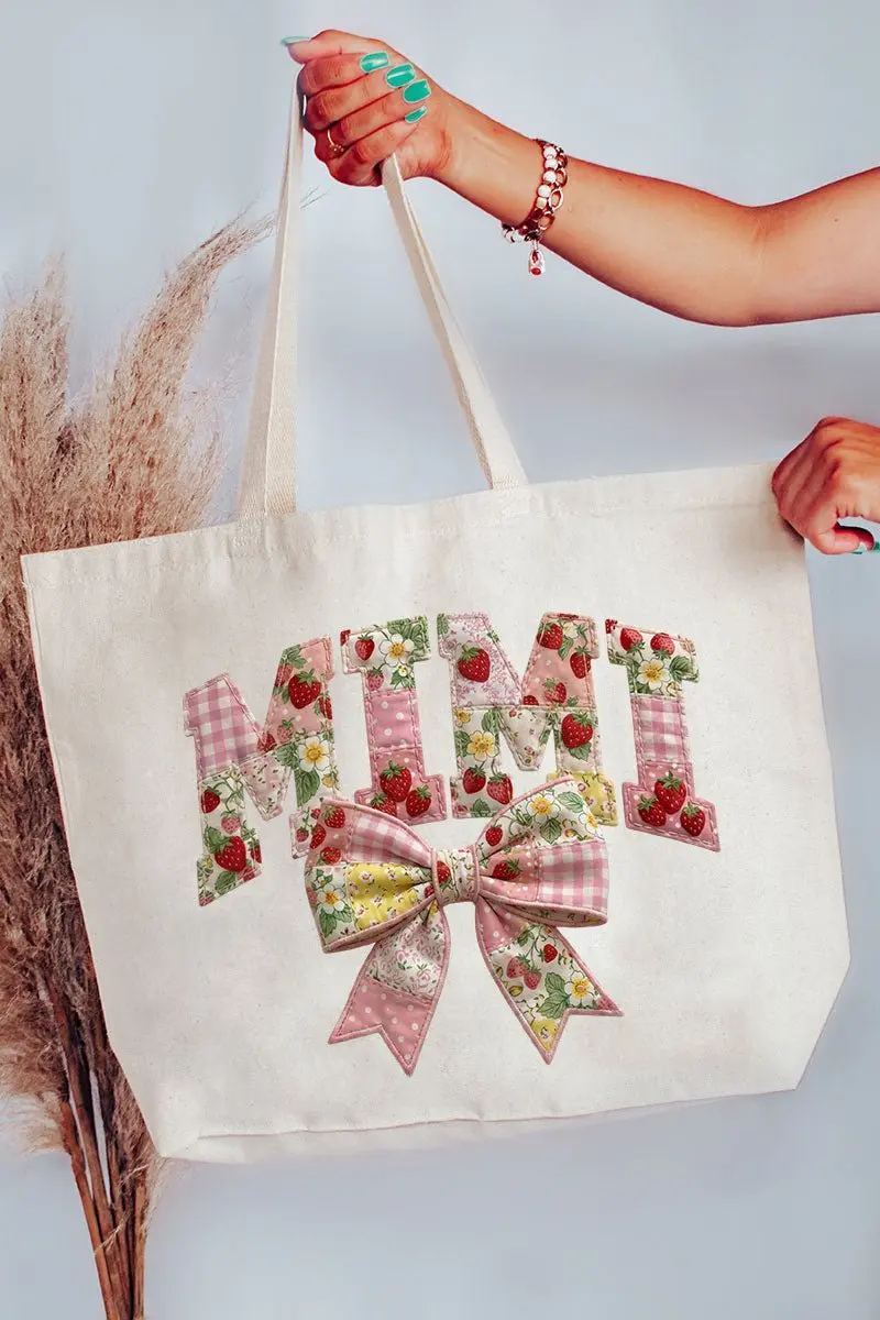 Berry Best Mimi Canvas Jumbo Tote