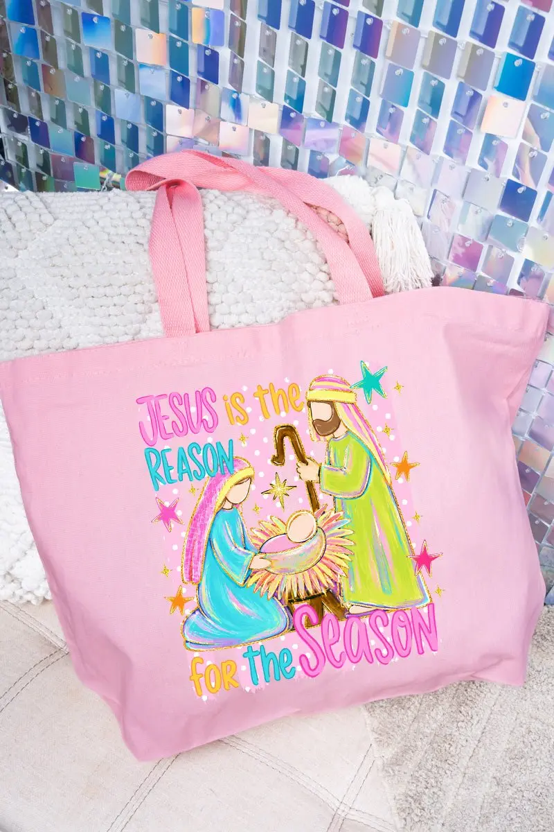 Bethlehem Bliss Canvas Jumbo Tote