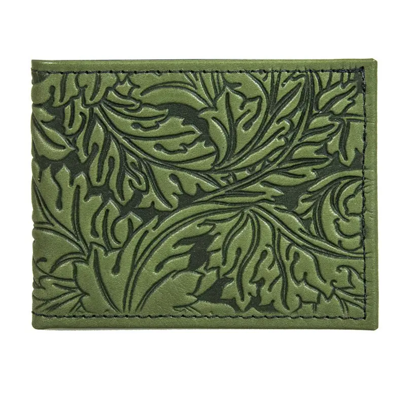 Bi-Fold Wallet, Acanthus Leaf