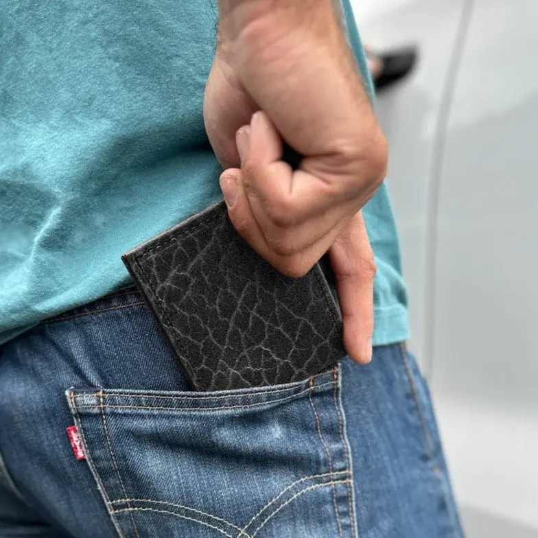 Bi-Fold Wallet, Glazed Bison