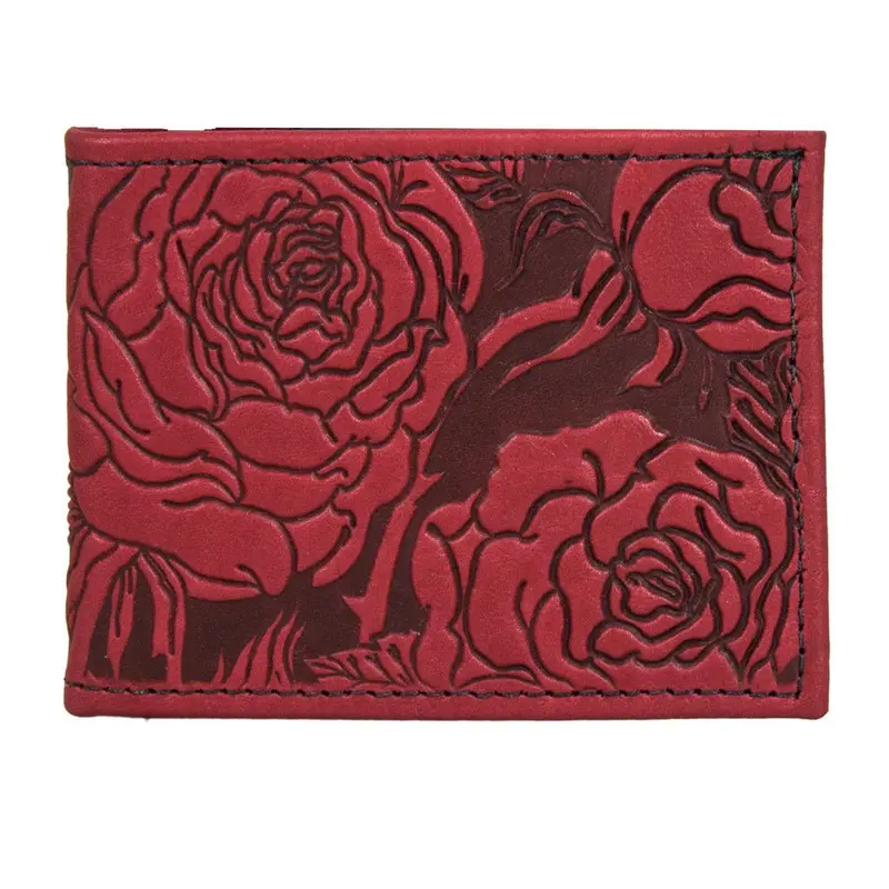 Bi-Fold Wallet, Wild Rose