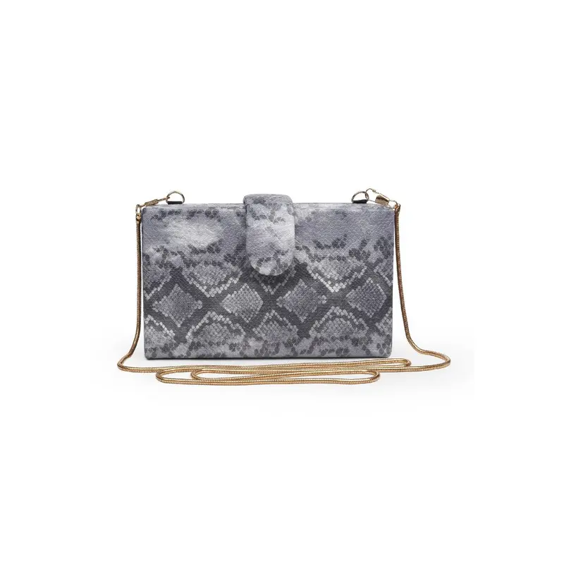 Bianca Snake Clutch