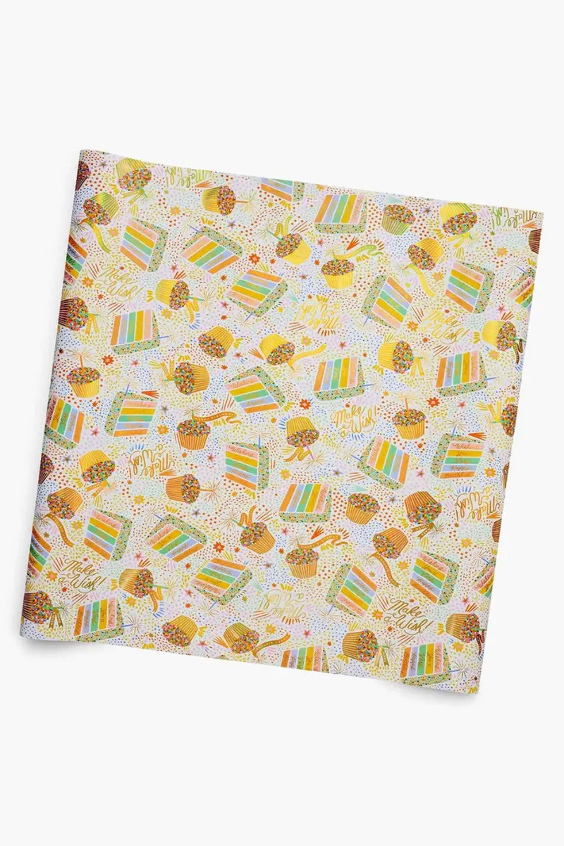 Birthday Cake Continuous Wrapping Paper