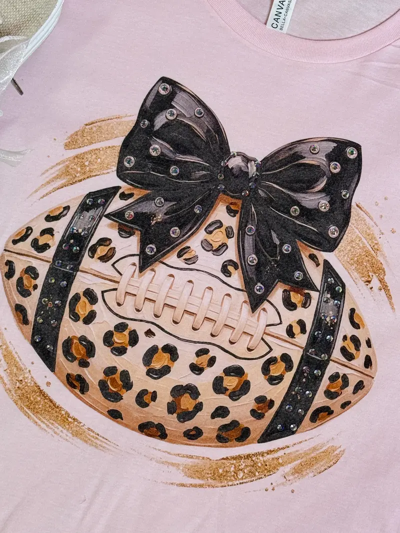 Black Bow Blitz Boujee Tee