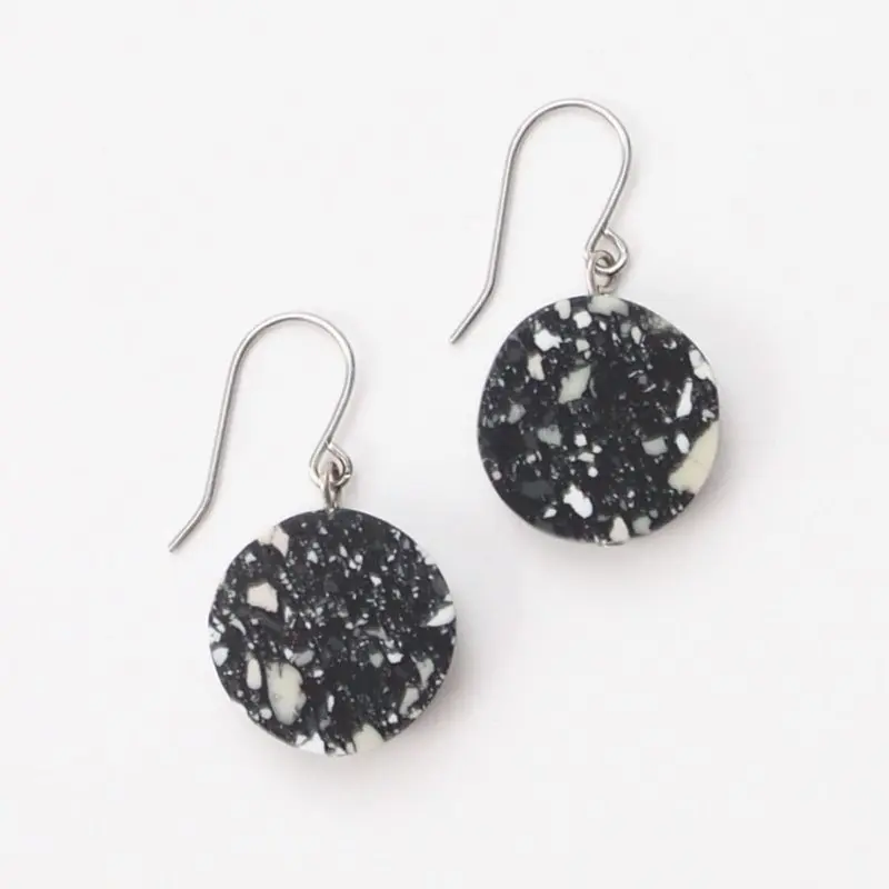 Black Granite - Sophie Earrings