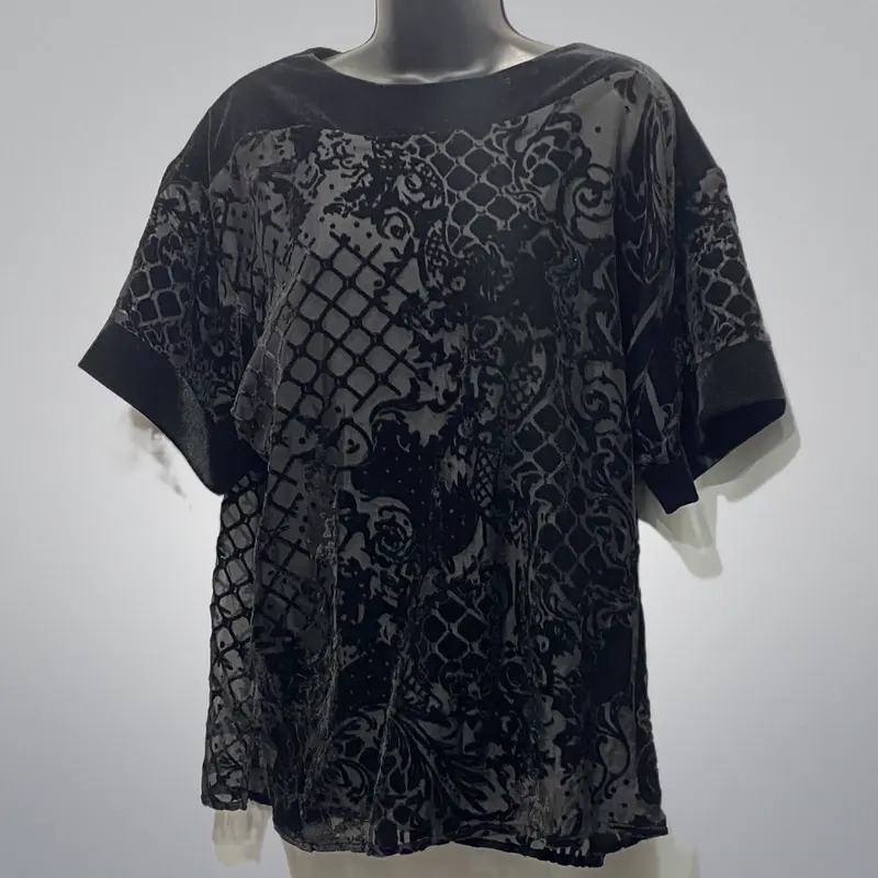 Black Velvet Top