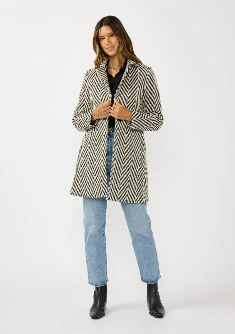 Blair Chevron Coat