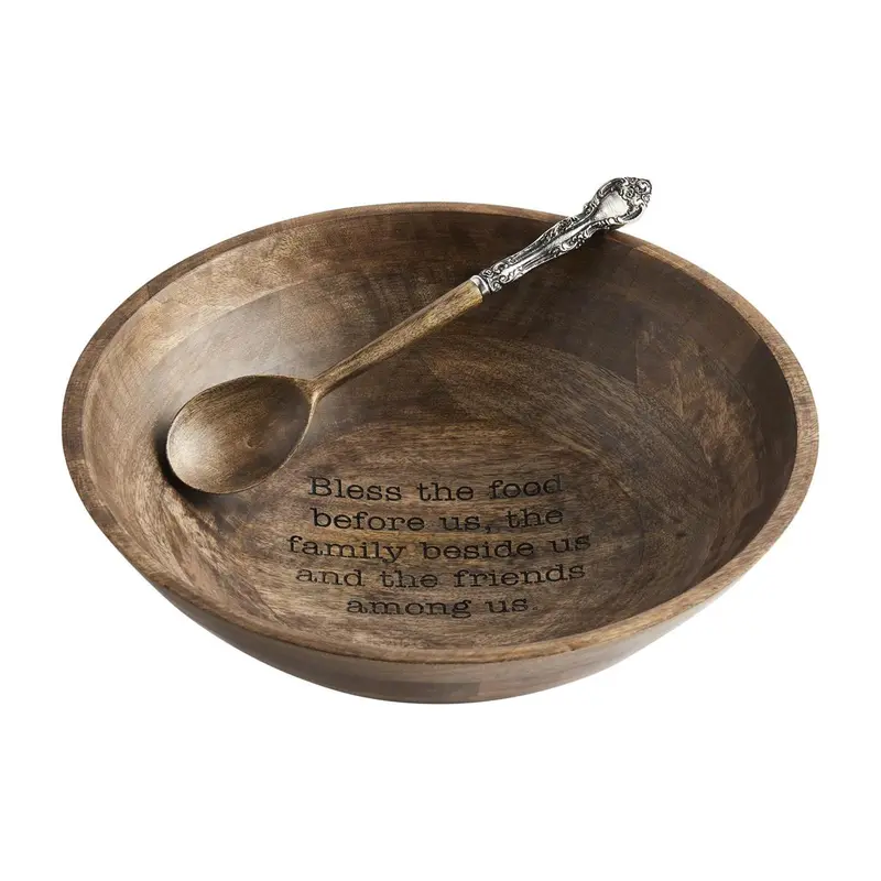 Bless Serving Bowl Set by Mud Pie