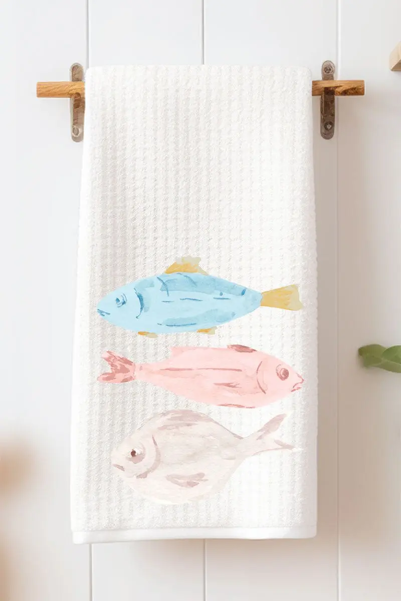 Bless Your Gills Waffle Kitchen Towel