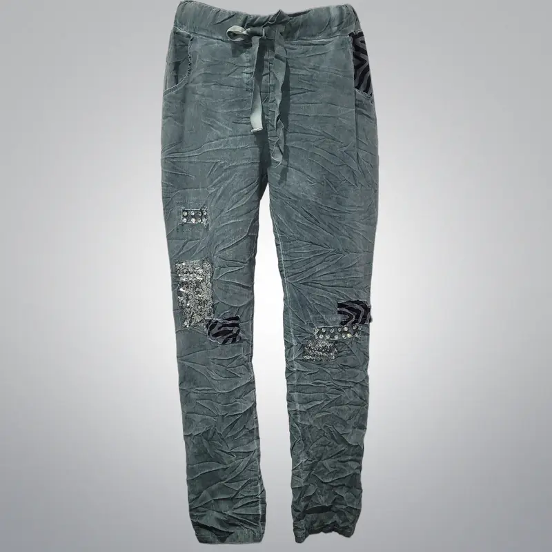 Bling Embellished Italian Pants
