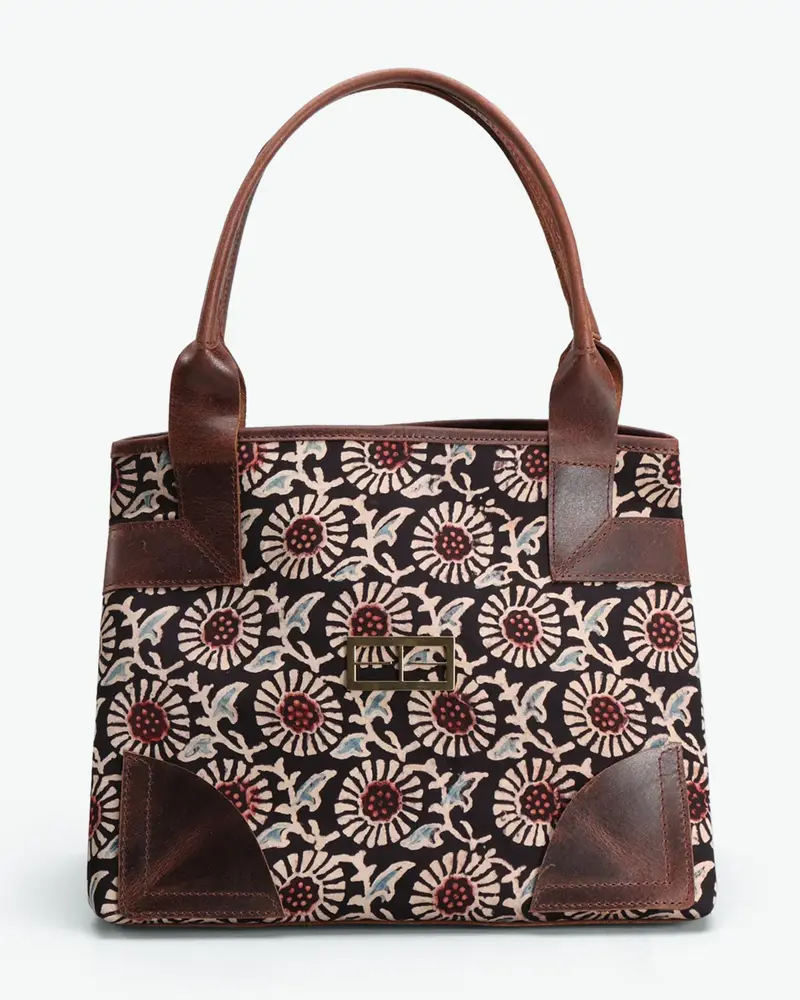 Block Prints Hand Bag