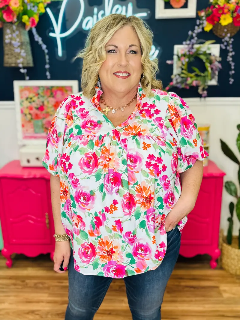 Bloom Kiss Top - FINAL SALE