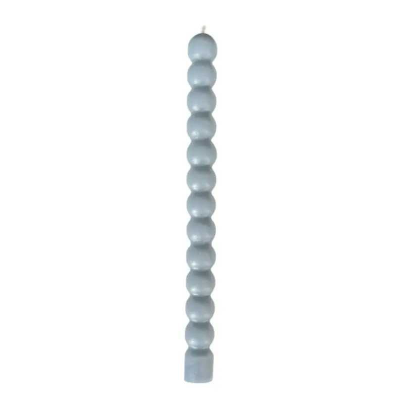 Blue Bauble Taper Candles