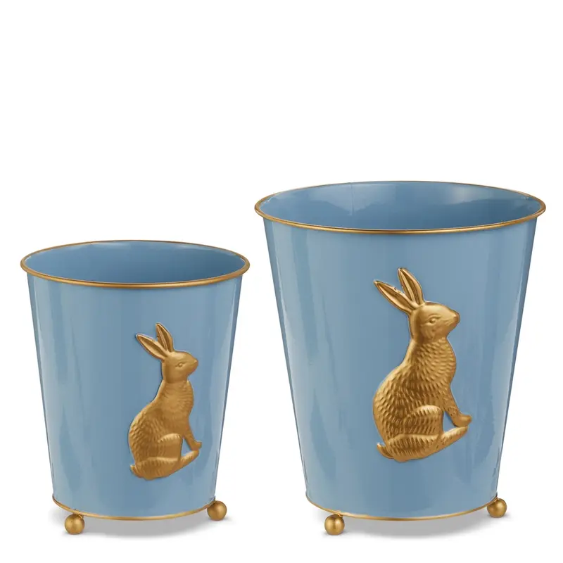 Blue Bunny Cache Pots 9.25 in