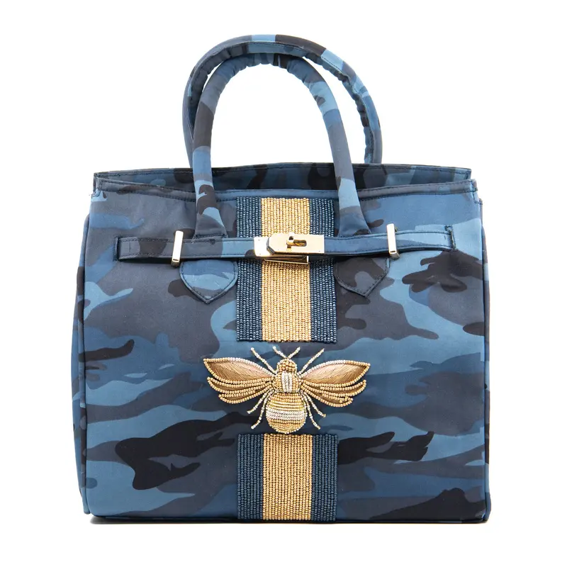 Blue Camo Bee
