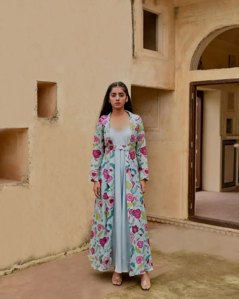 Blue Dress Set