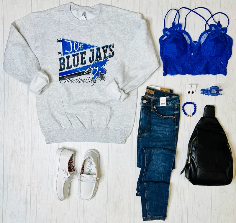 Blue Jays Grey Sweatshirt