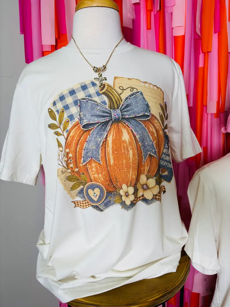Blue Jean Pumpkin Boujee Tee
