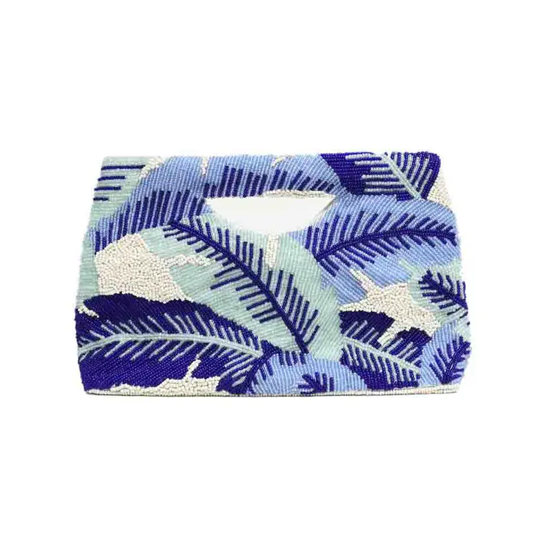 Blue Leaves Top handle