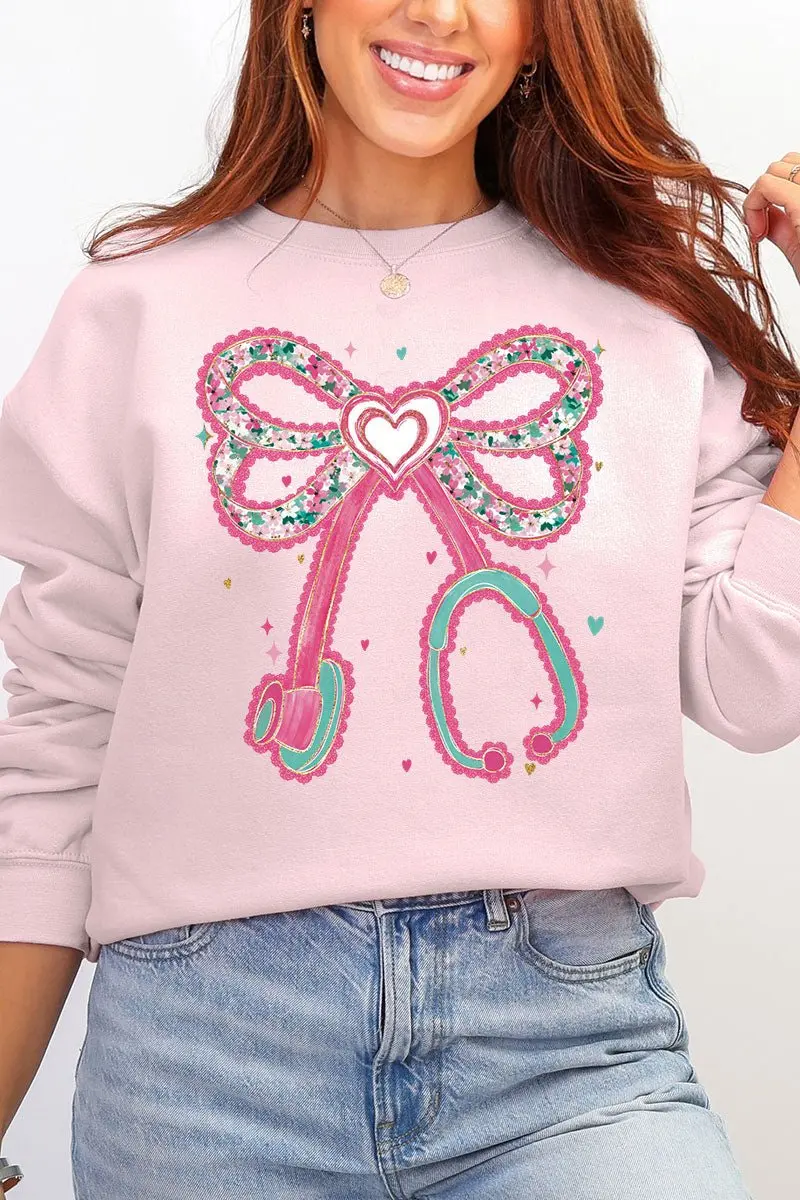 Blush Beats Ecosmart Crewneck Sweatshirt