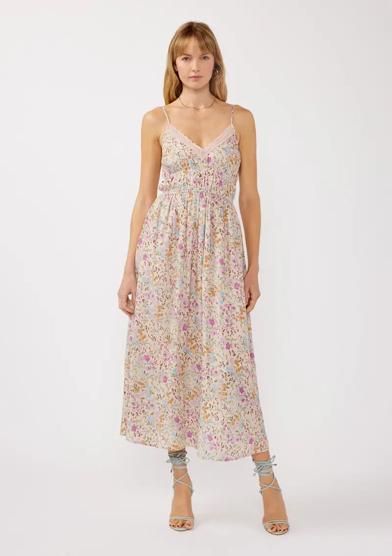 Blush Petal Maxi Dress