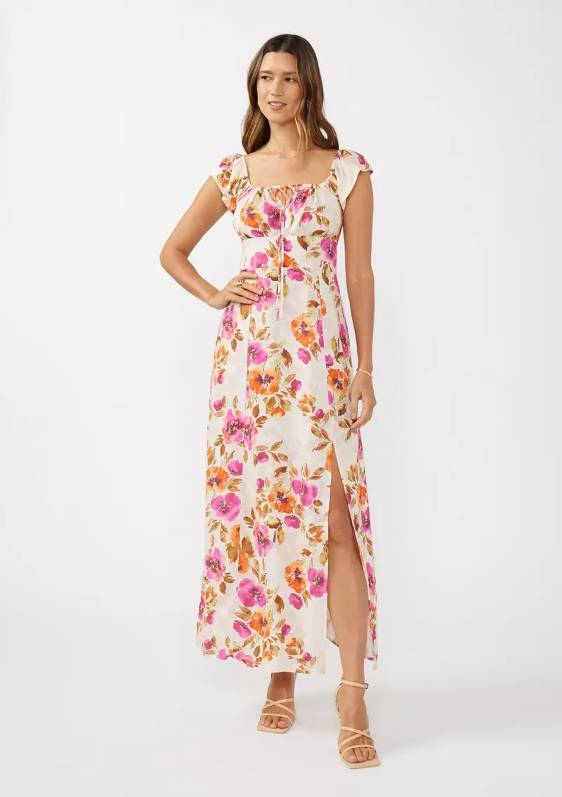 Blushing Meadow Maxi Dress
