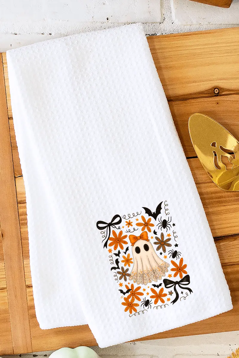 Boo'd Up Waffle Kitchen Towel