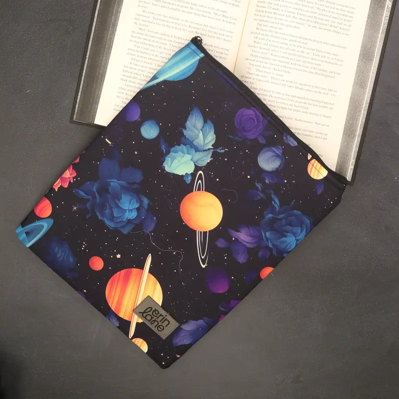 Book and Tablet Case Cover in Botancial Orbit