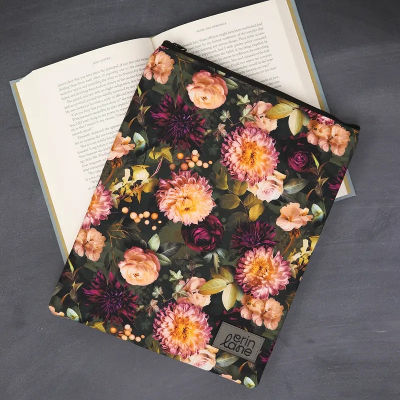 Book and Tablet Case Cover in Forget Me Never
