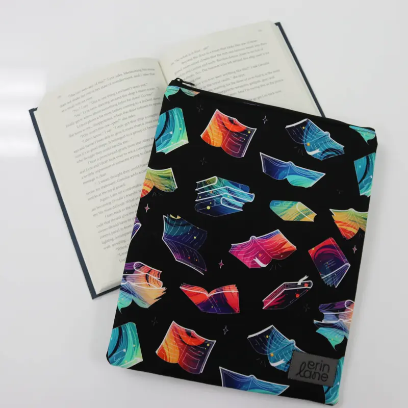 Book and Tablet Case Cover in Ink and Ether