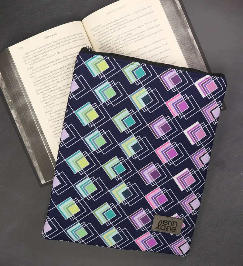 Book and Tablet Case Cover in Neon Bitters