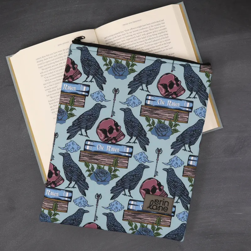 Book and Tablet Case Cover in The Raven