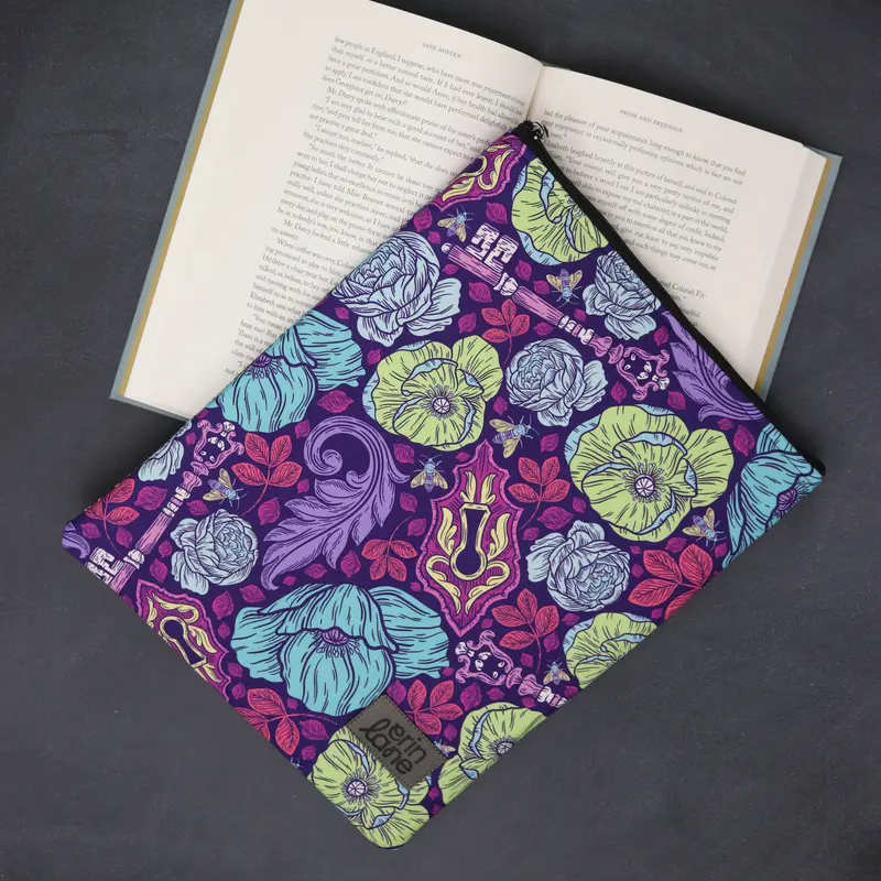 Book and Tablet Case Cover in Under Lock and Key