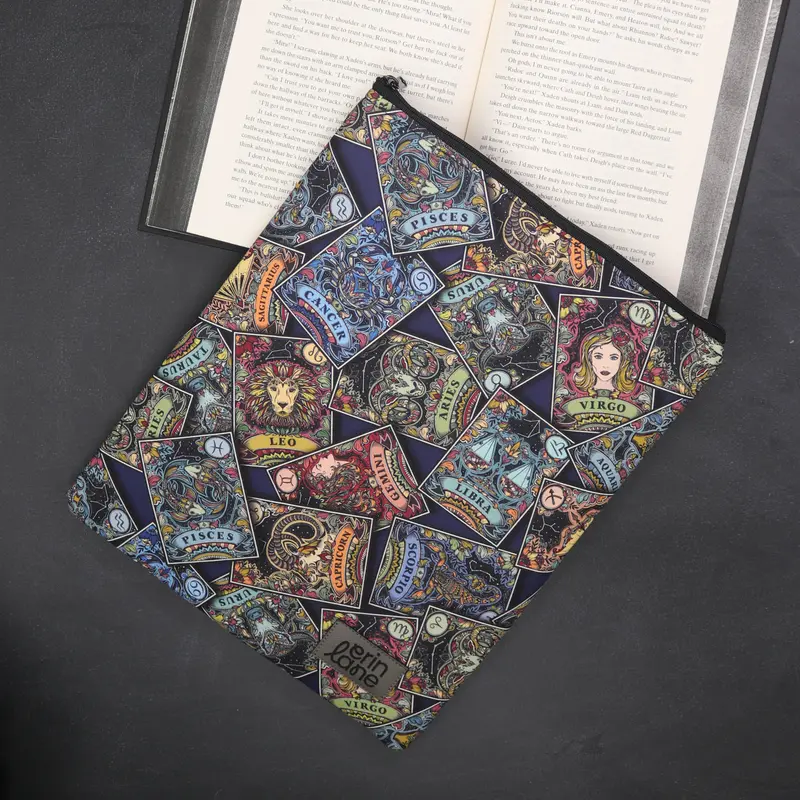 Book and Tablet Case Cover in Zodiac Deck
