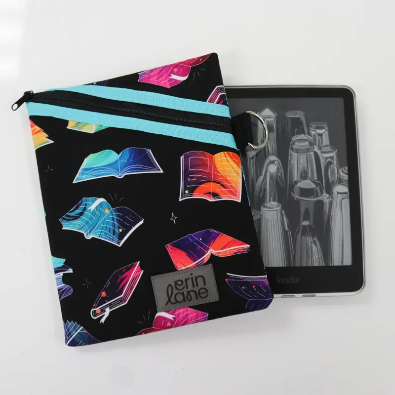 Book Nook E-Reader Cover in Ink and Ether