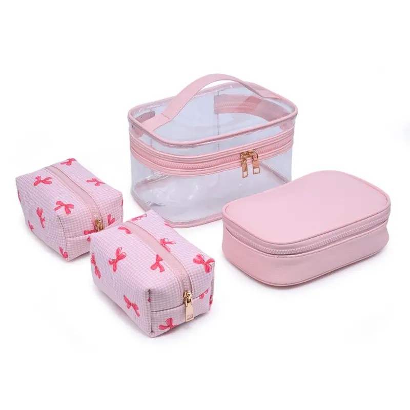 Bow & Tell - 4 Piece Train Case Set
