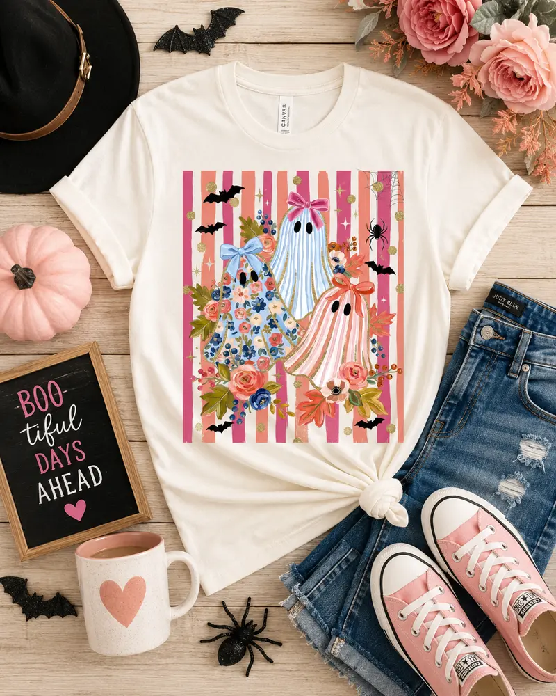 Bow-tiful Boos Tee