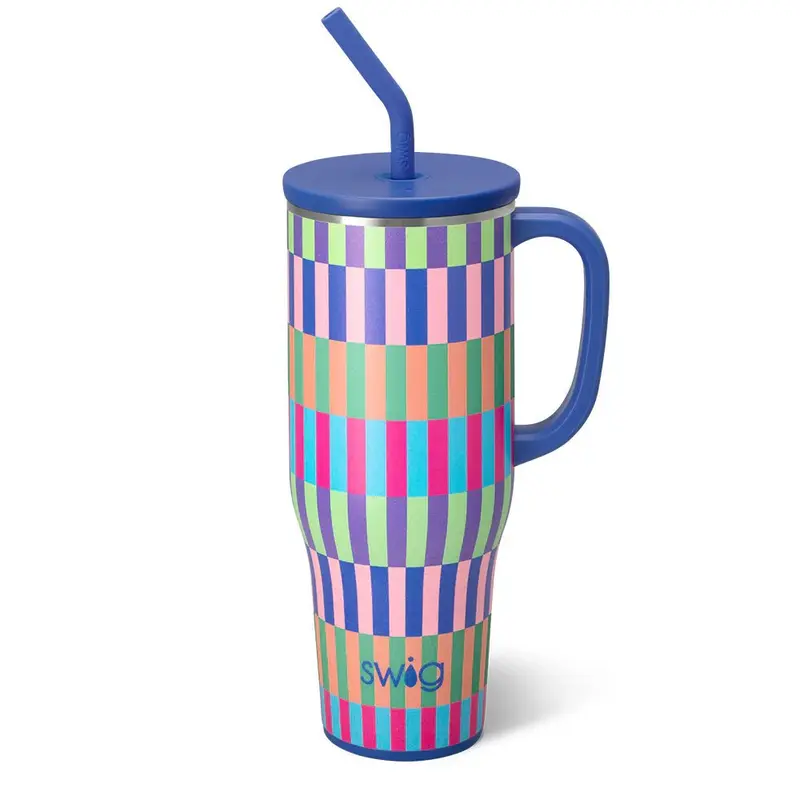 Brite Stripe Mega Mug 40 oz