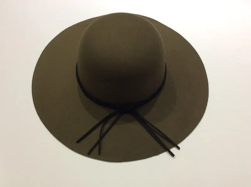Broad brimmed hat