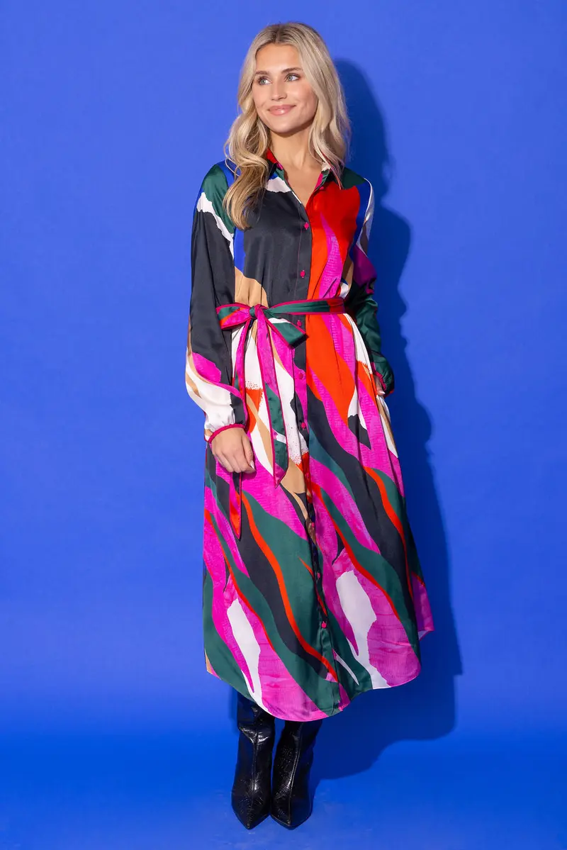Bronte Dress in Solar Vines