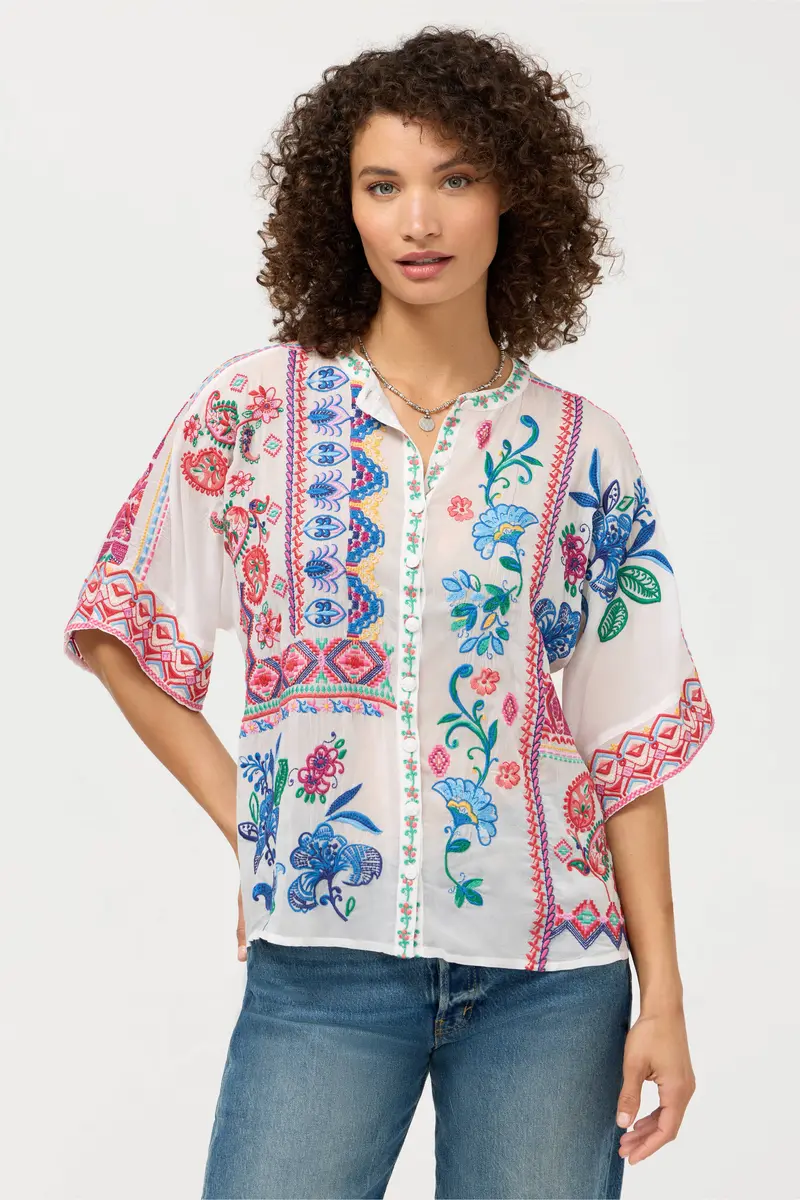 Brony Blouse in White