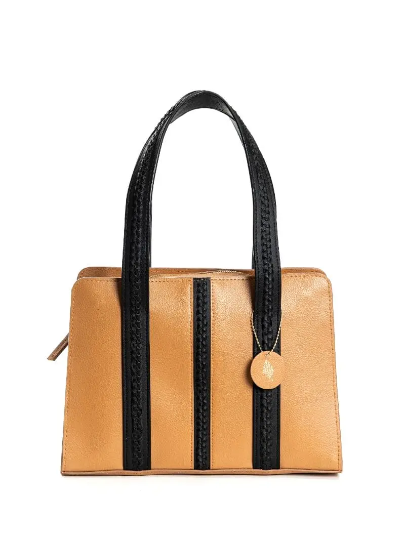 Brown Office Wear Shoulder Bag