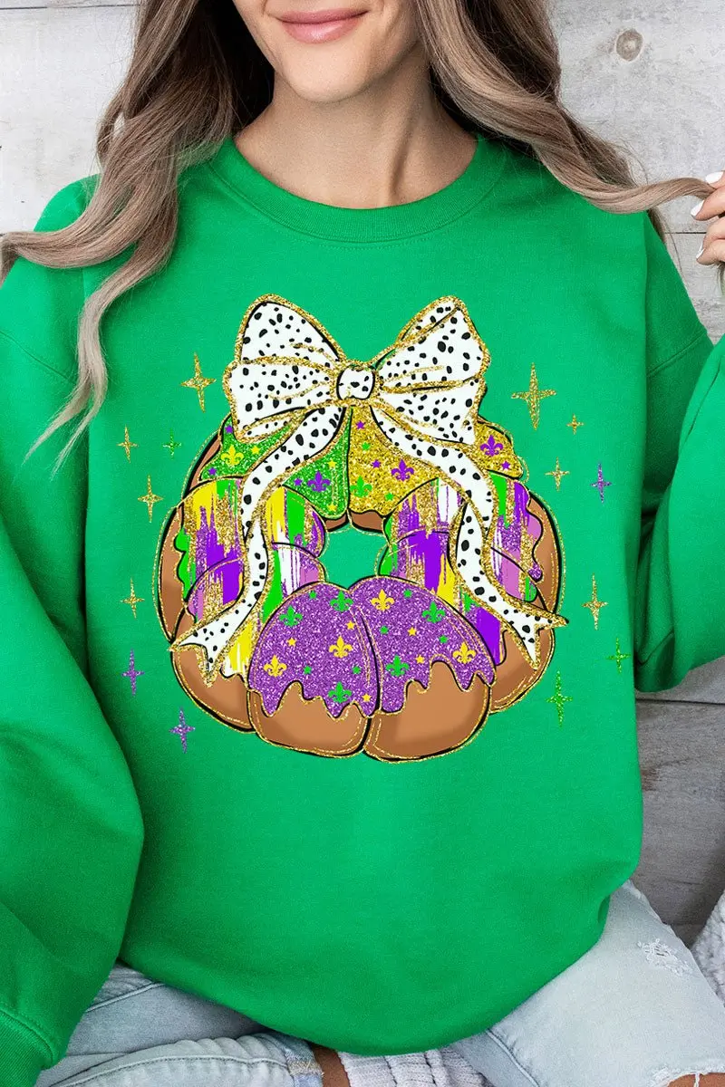 Brushed King Cake Heavy-weight Crew Sweatshirt