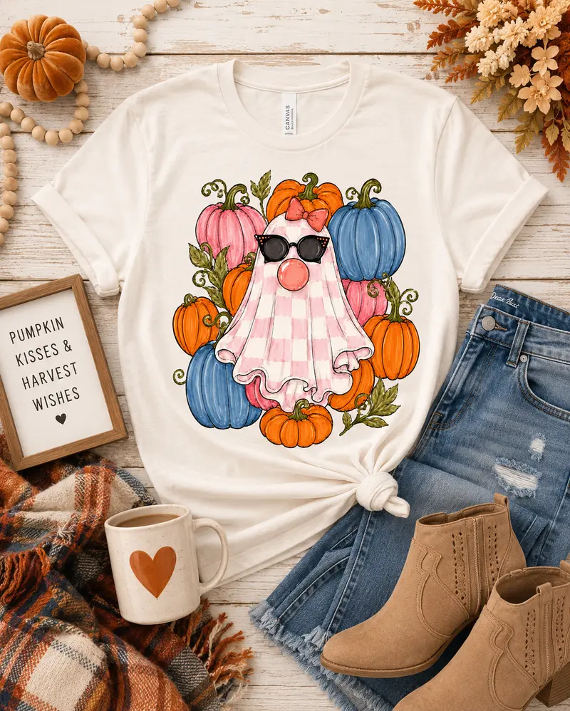 Bubble Gum BOO Tee