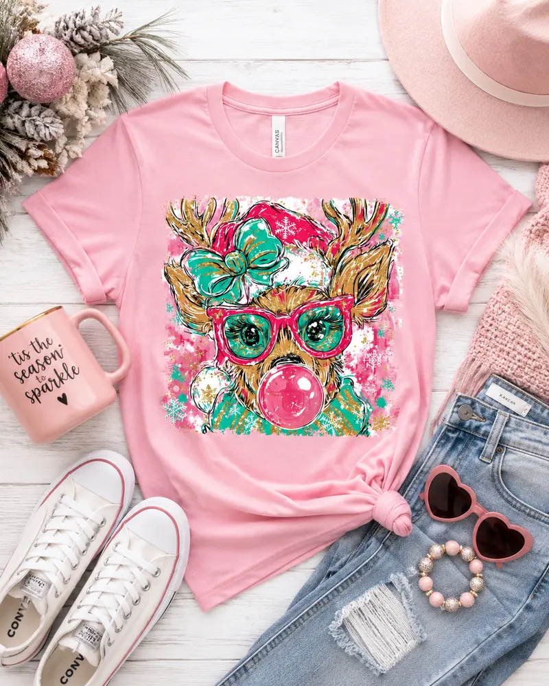 Bubblegum Blitzen Tee
