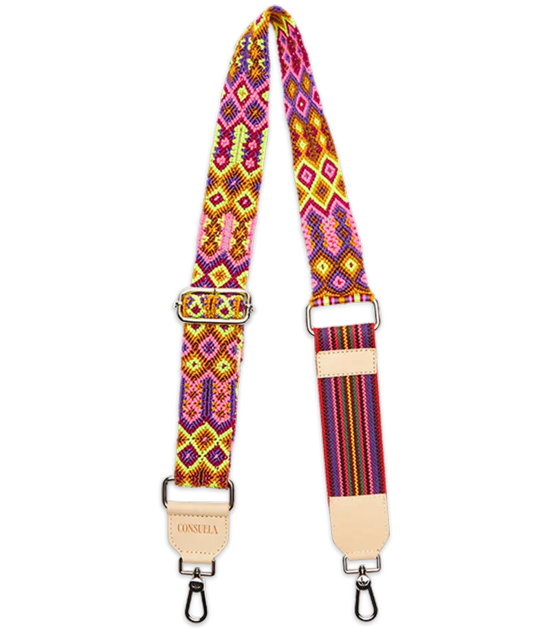 BUBBLES CROSSBODY WOVEN STRAP