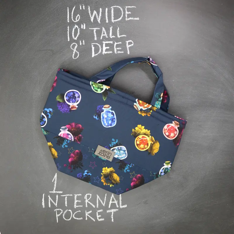 Bucket Tote Bag in Catch a Falling Star